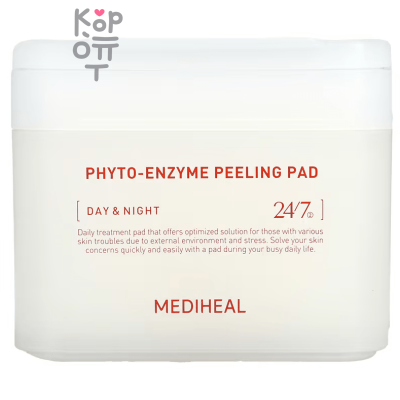 Mediheal Phyto-Enzyme Peeling Pad - Очищающие пилинг-пэды с энзимами и LHA-кислотой 200мл./90шт.  