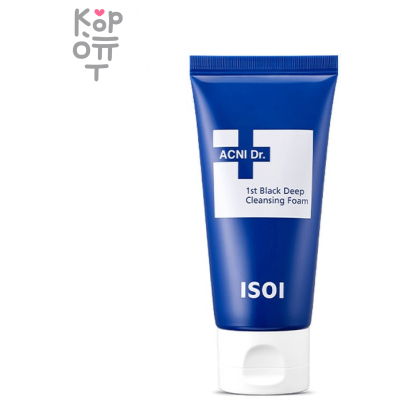 ISOI Acni. Dr. 1St Black Deep Cleansing Foam - Пенка черная для глубокого очищения лица 75 мл