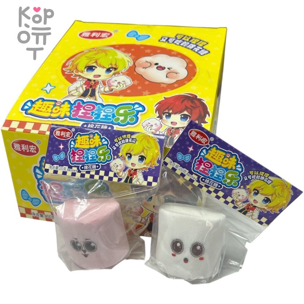 Маршмеллоу BingZai - Зефир с фруктовой начинкой и вкусом (Апельсина, Клубники, Винограда, Яблока) , купить с доставкой на дом фото 1 &mdash; Корейские товары для всей семьи(КорОпт)