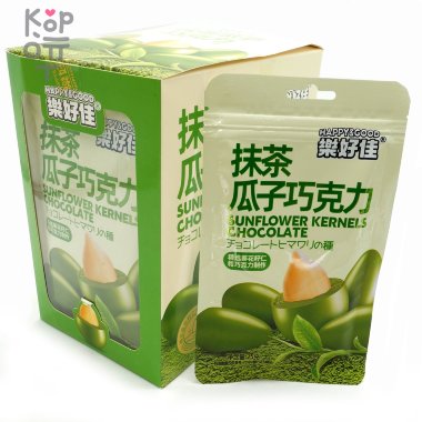 Семечки в шоколаде с матча Happy &amp; Good — Корейские товары для всей семьи(КорОпт)