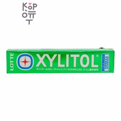 Lotte Xylitol - Резинка жевательная Мятный лайм 21гр.
