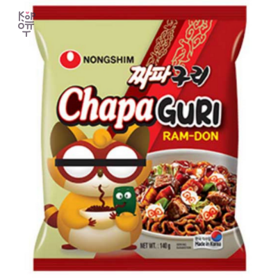 Nongshim — Chapaguri Ram-Don — Лапша быстрого приготовления Nongshim Chapaguri Ram-Don, 140 г — коробка 20 шт