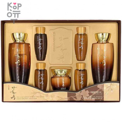 JaHwangSu WOMAN SKIN CARE SET - Набор по уходу за лицом (мини версия) Тоник - 30 мл Эмульсия - 30 мл Крем - 10 мл Крем для глаз - 10 мл Эссенция - 20 мл