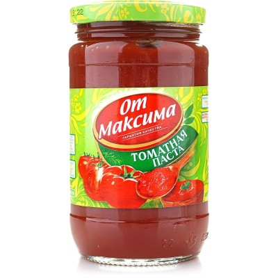 Паста томатная ОТ Максима в стеклянной бутылке 270гр