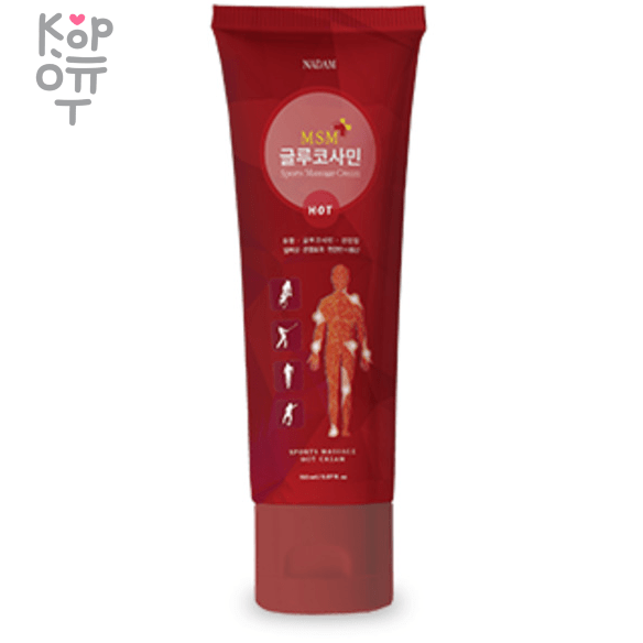 NADAM  Glucosamine HOT Cream - Согревающий крем для суставов с Глюкозамином 165мл. 