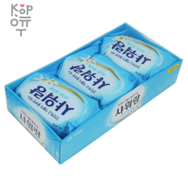 Mukunghwa Showerang White Floral Soap - Мыло туалетное твердое с ароматом белых цветов 3шт. * 130гр. — Корейские товары для всей семьи(КорОпт)