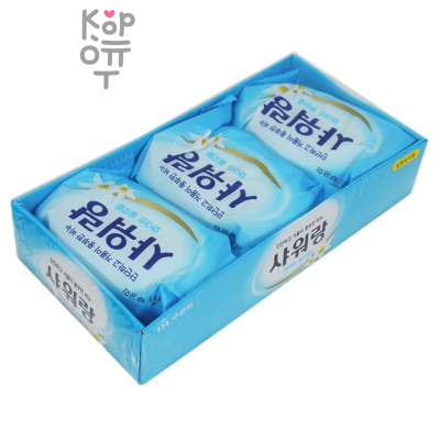 Mukunghwa Showerang White Floral Soap - Мыло туалетное твердое с ароматом белых цветов 3шт. * 130гр.