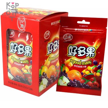 Конфеты Lishuang a good many - Радуга фруктовых вкусов — Корейские товары для всей семьи(КорОпт)