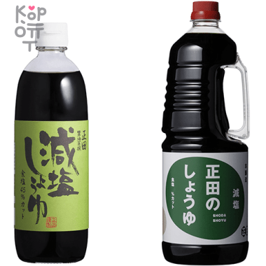 Shoda Shoyu Low-salt - Соус соевый с пониженным содержанием соли — Корейские товары для всей семьи(КорОпт)