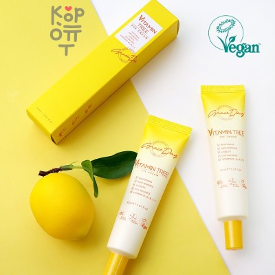 Grace Day Vitamin Tree Eye Cream - Антивозрастной питательный крем для кожи вокруг глаз с витаминным комплексом, 30мл.
