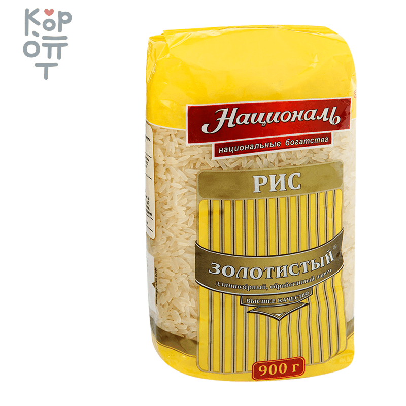 Рис Золотистый, Националь, 900гр., купить с доставкой на дом фото 1 — Корейские товары для всей семьи(КорОпт)