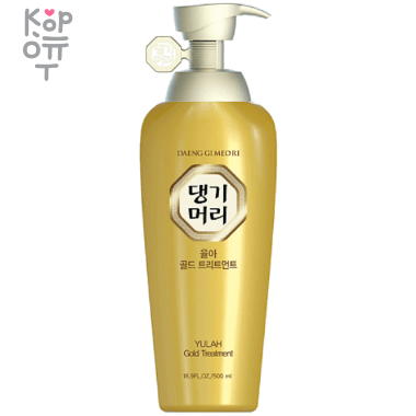 Daeng Gi Meo Ri  Yulah Gold Conditioner - Кондиционер для укрепления, питания и блеска волос 500мл.  &mdash; Корейские товары для всей семьи(КорОпт)