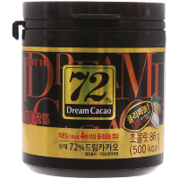 Lotte Dream Cacao 72% - Горький шоколад в кубиках Дрим Какао, 86гр.*24уп. в Коробке