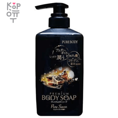 Mitsuei Pure Body Premium - Увлажняющий гель для душа с Аргановым маслом, Гиалуроновой кислотой и Коллагеном, с ароматом утренней свежести, 840мл. — Корейские товары для всей семьи(КорОпт)