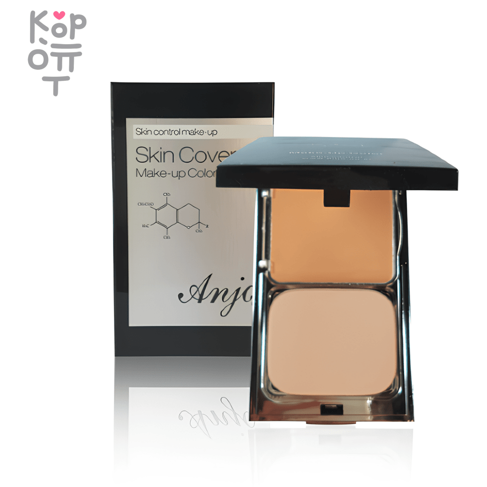 ANJO Skin Cover Two Way Cake - Кремовая пудра для лица 10гр., купить с доставкой на дом фото 1 — Корейские товары для всей семьи(КорОпт)
