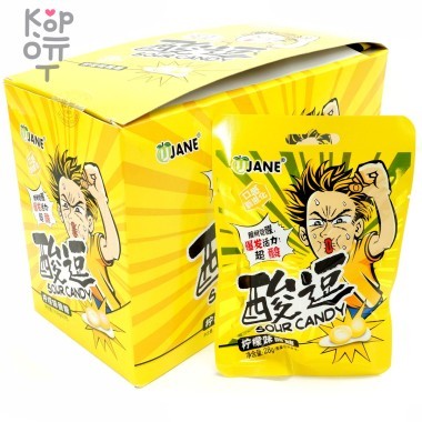 Кислая карамель Jane Sour Candy со вкусом Лимона — Корейские товары для всей семьи(КорОпт)