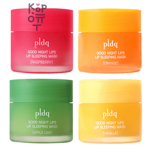 PLDQ Mask Lip Sleeping Good Night Raspberry - Маска для губ ночная со вкусом малины, 20 г