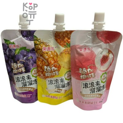 Желе фруктовое Sucking Jelly со вкусом Ананаса, Персика и Винограда