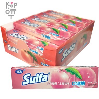 Жевательная конфета Suifa Candy - со вкусом Персика — Корейские товары для всей семьи(КорОпт)