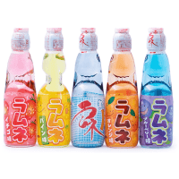 Hata Kosen Cola Ramune Напиток безалкогольный газированный Рамуне со вкусом колы, 200 мл