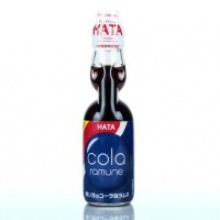 Hata Kosen Cola Ramune Напиток безалкогольный газированный Рамуне со вкусом колы, 200 мл