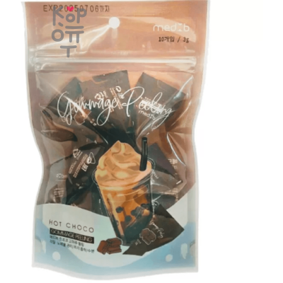 Med B Hot Cacao Gommage Peeling - Пилинг-гоммаж с экстрактом какао 3гр.*10шт. 