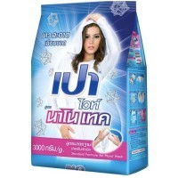 LION PAO White Nano Tech Formula - Стиральный порошок для всех типов стиральных машин, с отбеливателем.