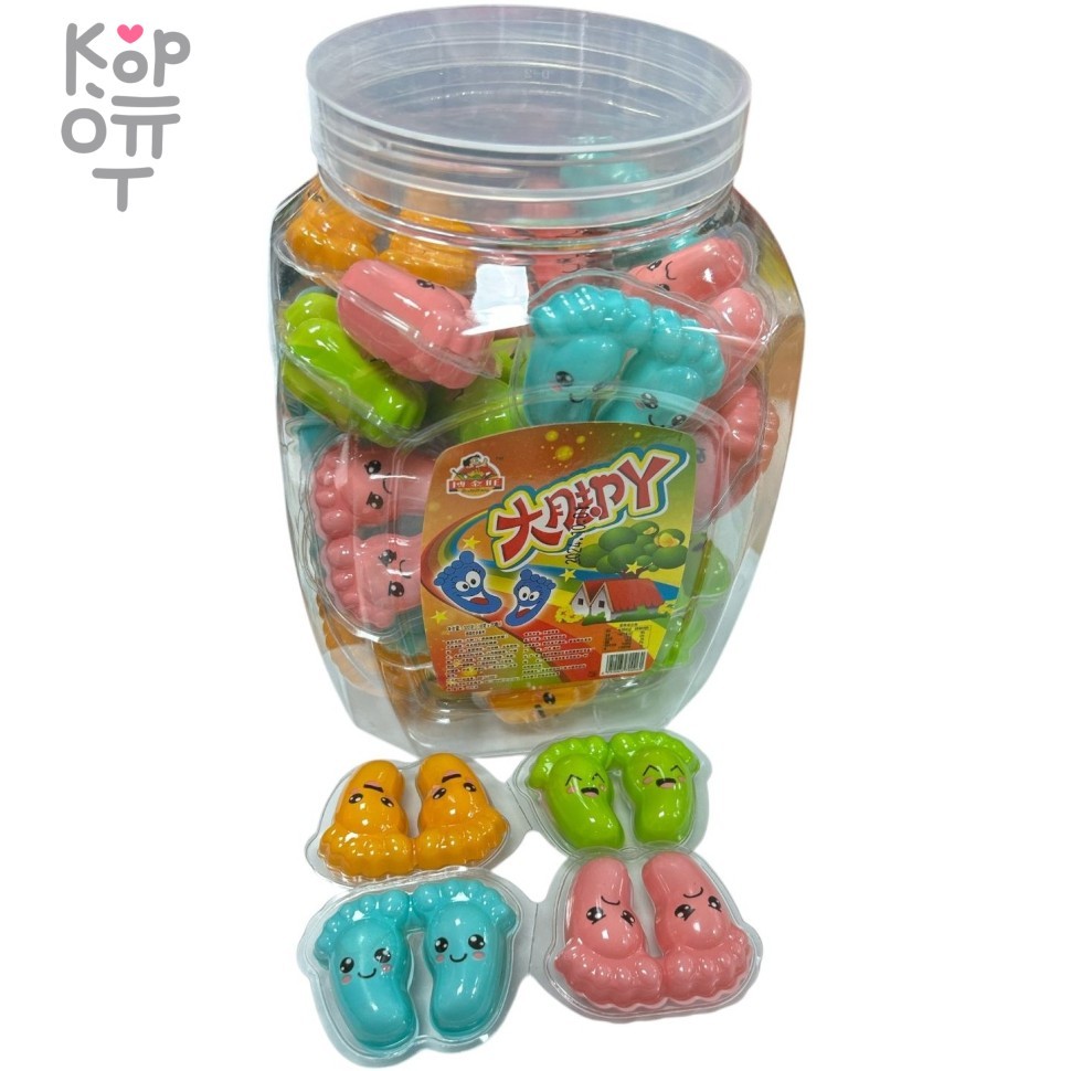 Colorful Candy - Жевательный мармелад Две лапки, купить с доставкой на дом фото 1 &mdash; Корейские товары для всей семьи(КорОпт)