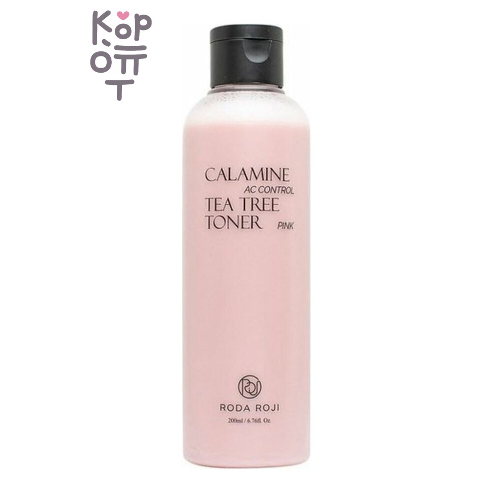 RODA ROJI — Calamine AC Control Tea Tree Toner — Тоник с каламином и чайным деревом, 200 мл
