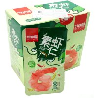 Снэк Haoweiwu Foods Вегетарианская креветка со вкусом чеснока, 20гр.