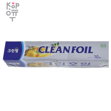 Clean Wrap Clean Foil - Алюминиевая фольга с отрывным краем-зубцами 25см.*10м.  — Корейские товары для всей семьи(КорОпт)