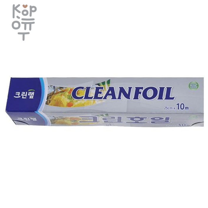 Clean Wrap Clean Foil - Алюминиевая фольга с отрывным краем-зубцами 25см.*10м. , купить с доставкой на дом фото 1 — Корейские товары для всей семьи(КорОпт)