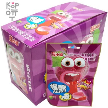 Кислая карамель Dongxu Acid со вкусом Винограда — Корейские товары для всей семьи(КорОпт)