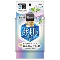 Lion Ban Premium Refresh Shower Sheets - Дезодорант для всего тела в форме салфеток с пудрой и охлаждающим эффектом 30шт.