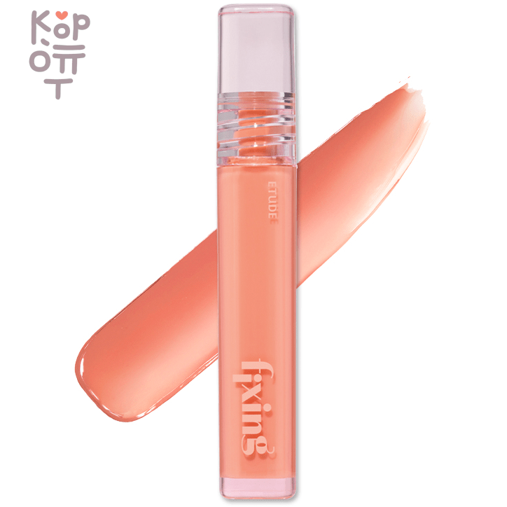 Etude House Glow Fixing Tint - Стойкий глянцевый тинт для губ 3,8гр., купить с доставкой на дом фото 1 — Корейские товары для всей семьи(КорОпт)