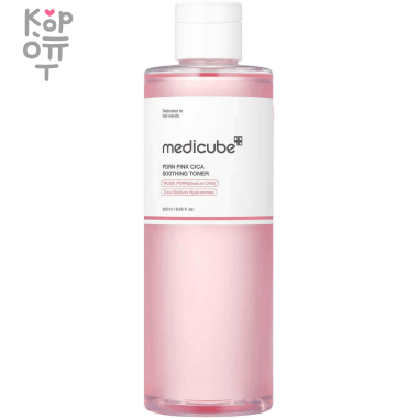 Medicube PDRN Pink Cica Soothing Toner - Успокаивающий тонер для лица с Пептидами и Центеллой 250мл. &mdash; Корейские товары для всей семьи(КорОпт)