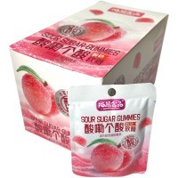 Мармелад Huito Sour Sugar Gummies с натуральным вкусом Яблока и кислым сахаром