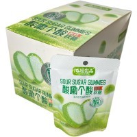 Мармелад Huito Sour Sugar Gummies с натуральным вкусом Яблока и кислым сахаром