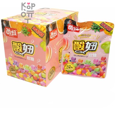 Жевательная конфета Suanliuniu Fruit Flavor со вкусом фруктов