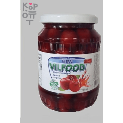 Vilfood - Натуральный компот в сиропе 720мл.*12шт. 