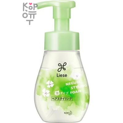 KAO Liese Hair Styling Foam Sleeping Straight - Пенка для придания ухоженного вида волосам после сна 200мл.