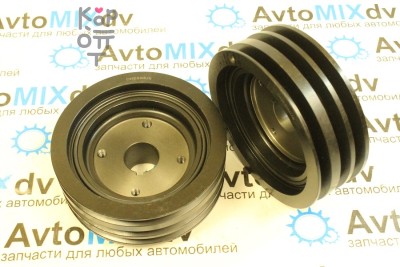 Шкив коленвала ME017116 4D32 / 4D33 / 4D34 / 4D35 / 4D36 CANTER 3 ремня AVTOSTAMP