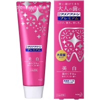 KAO Clear Clean Premium Whitening Toothpaste - Лечебная отбеливающая зубная паста с элегантным ароматом жемчужной мяты, 100 г