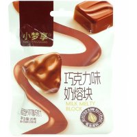 Шоколадные конфеты XiaoMengXiang с нежным злаковым печеньем и вкусом Клубники