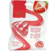 Шоколадные конфеты XiaoMengXiang с нежным злаковым печеньем и вкусом Клубники