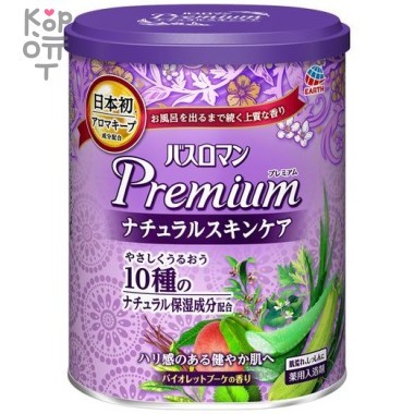 EARTH Bath Roman Premium Увлажняющая соль для ванны с восстанавливающим эффектом, десятью натуральными компонентами (ароматом фиолетовых цветов), 750гр. &mdash; Корейские товары для всей семьи(КорОпт)