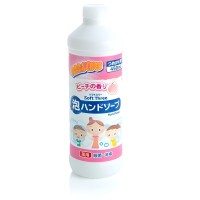 Mitsuei Soft Three - Нежное антисептическое пенное мыло для рук с ароматом Персика.