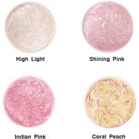 Anjo Professional Marble Blusher Color Coral Brown 04 - Румяна мраморные кораллово-коричневый цвет 12 гр