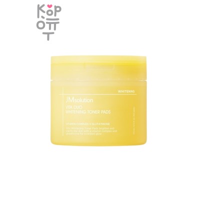 JMsolution Toner Pads Whitening Vita Duo - Тонер-пэды для лица осветляющие 170 мл (100 шт)