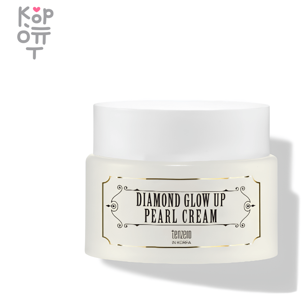 Tenzero Diamond Glow Up Pearl Cream - Крем для лица Бриллиантовое Сияние 80мл., купить с доставкой на дом фото 1 — Корейские товары для всей семьи(КорОпт)